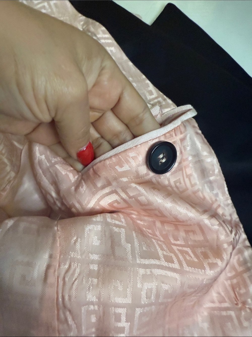 House of CB Janis Pink Blazer Dress with Black Lapel - Picture 10 of 15